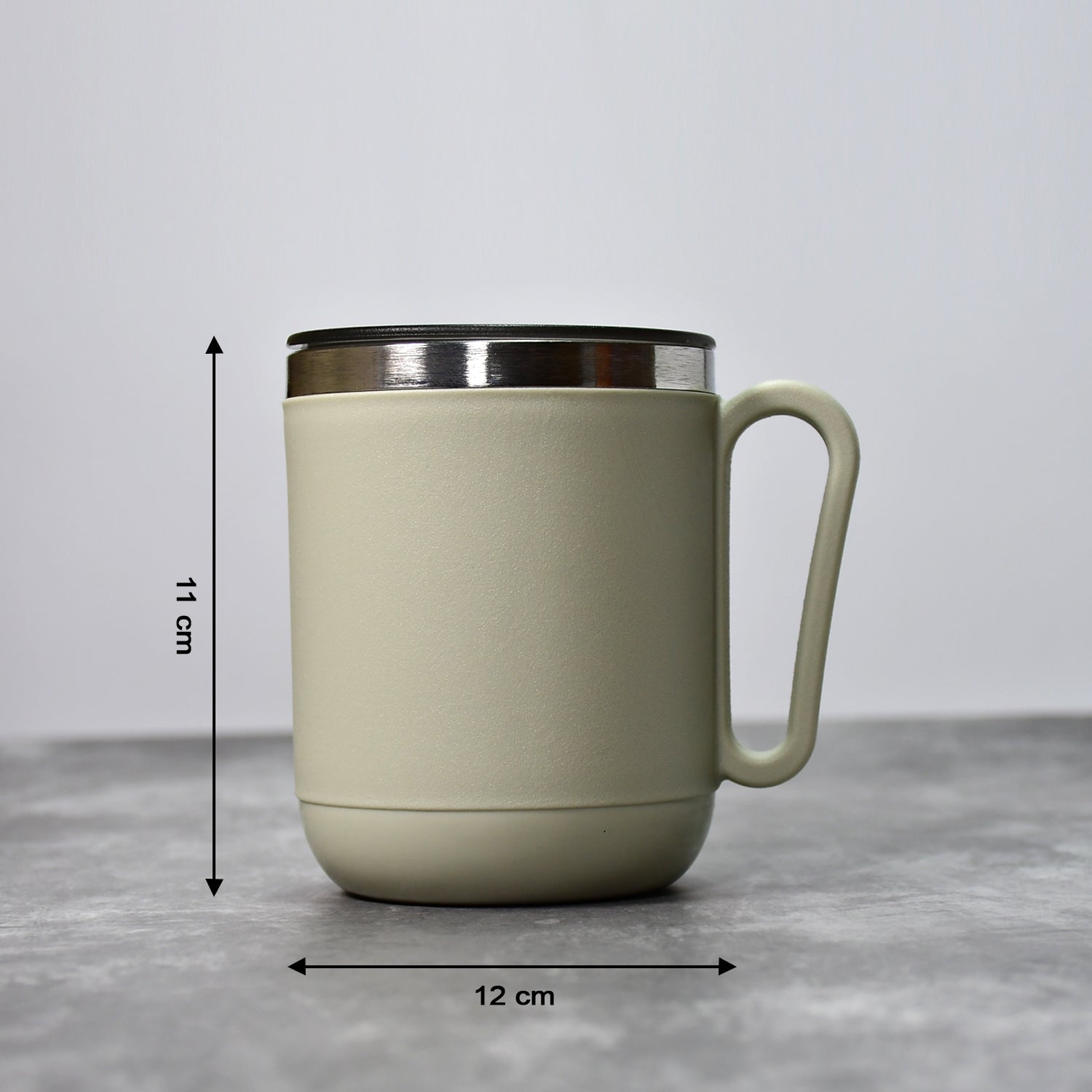 8137 Ganesh Premium Stainless Steel Coffee Mug with heat resistant mug lid. Approx 400Ml mug. DeoDap 8137 Ganesh Premium Stainless Steel Coffee Mug with heat resistant mug lid. Approx 400Ml mug. DeoDap